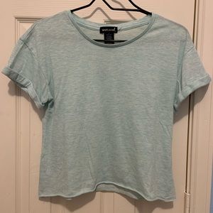 Sea Foam Green Cropped Tee